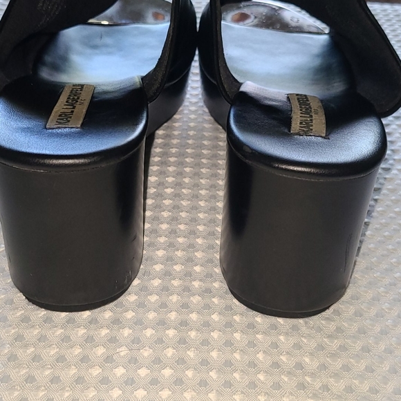 Karl Lagerfeld platform slides. Size 10. - Picture 2 of 6